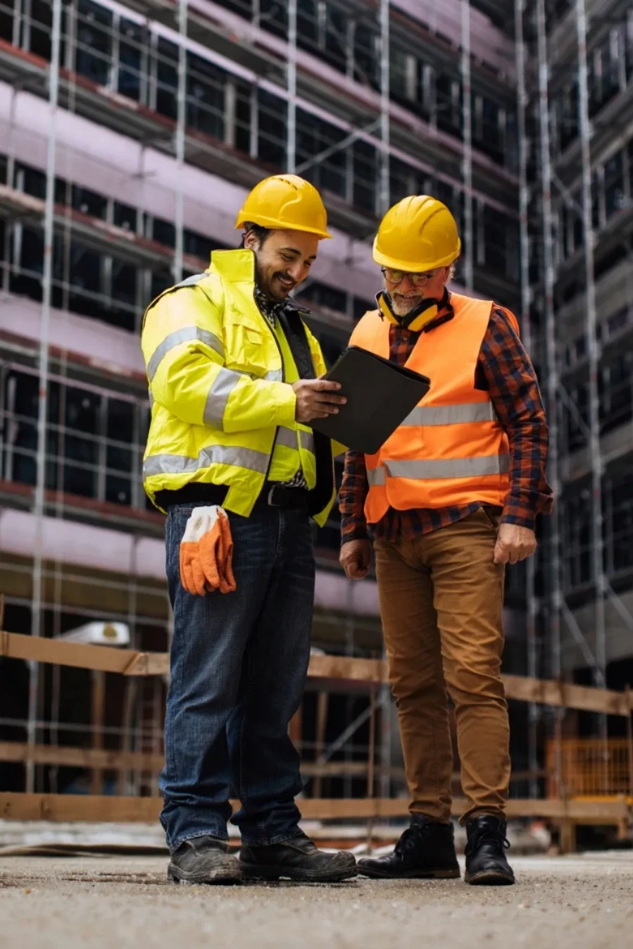 HVAC professionals at work